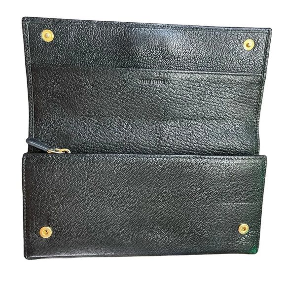 MIU MIU Madras Goatskin Long Wallet - Picture 6 of 13